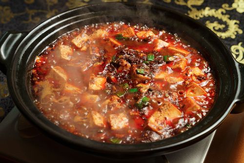 四川風 黒麻婆豆腐
